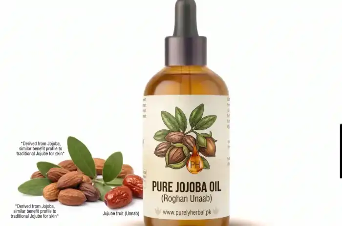 Pure Jojoba Oil (Roghan Unaab) Jujube (Unab, Unnab)