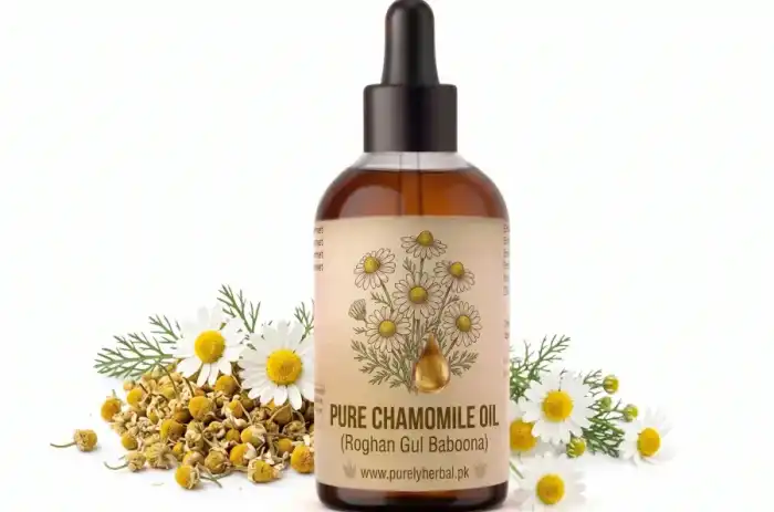 Pure Chamomile Oil (Roghan Gul Baboona)