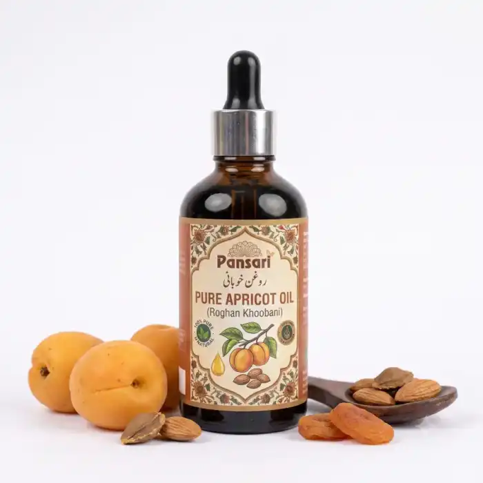 Pure Apricot Oil (Pansari Roghan Khoobani)