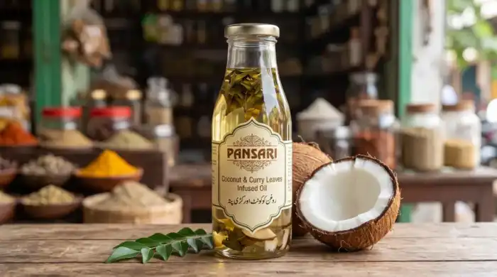 Pansari Coconut & Curry Leaves Infused Oil